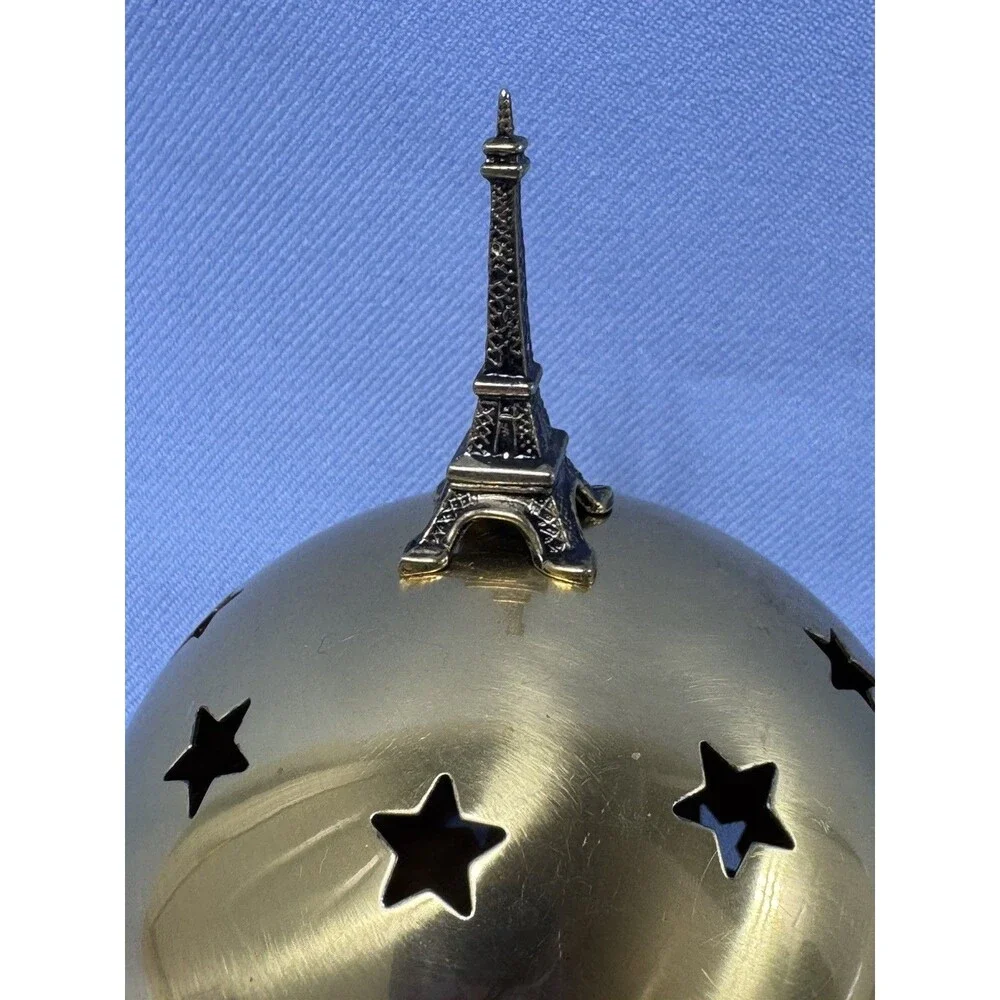 2000 GIVENCHY PARIS EIFFEL TOWER Christmas Ornament POTPOURRI Pot 4.5